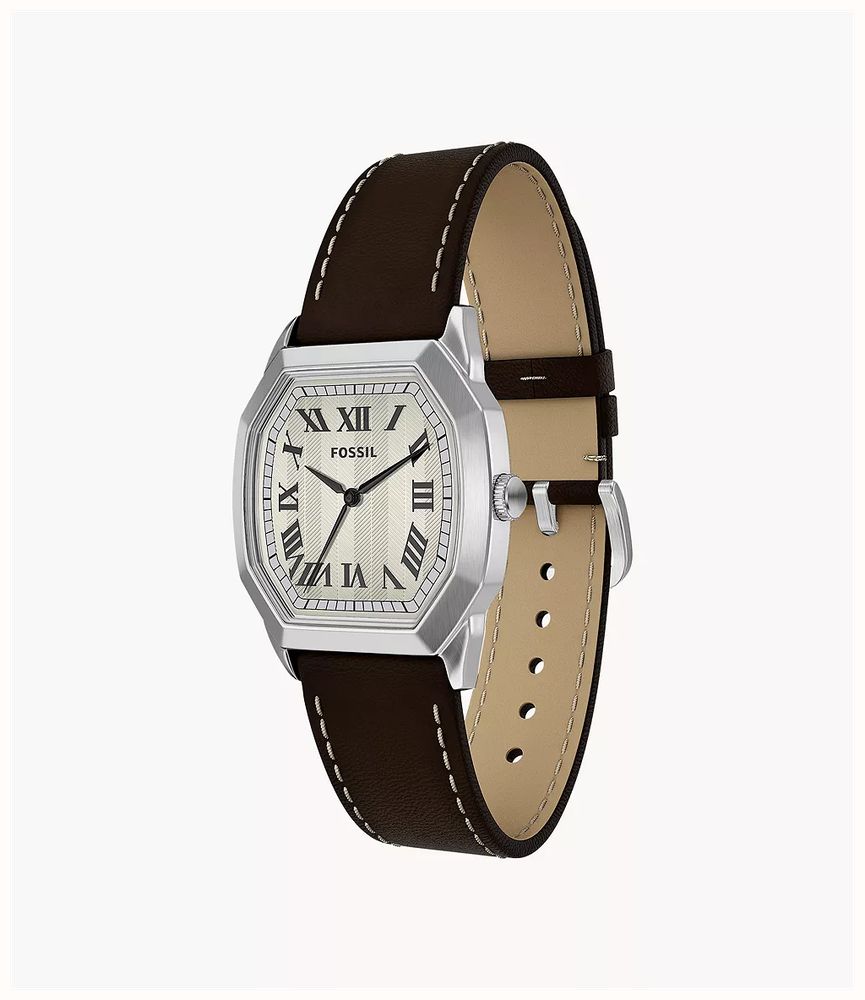 Fossil Harlow 33 mm Three-Hand Brown Leather FS6214 - alternate view 5