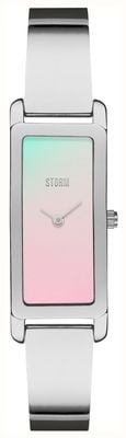 STORM LAILA LAZER PINK (17mm) Pink Iridescent Dial / Stainless Steel Bangle Bracelet 47546/PK