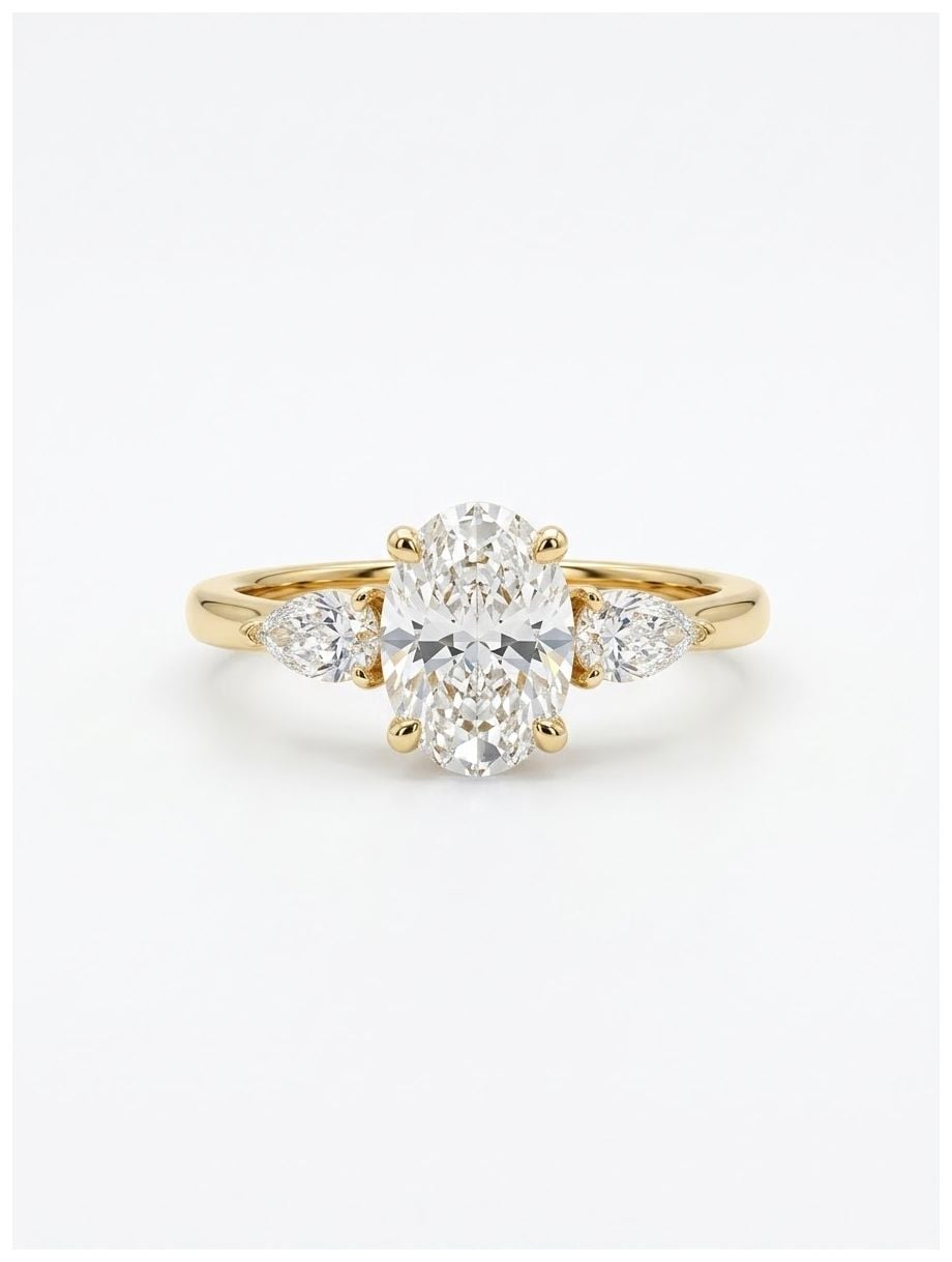 Bass International Diamond Jewel J31981 18ct Yellow Gold Lab Jewellery