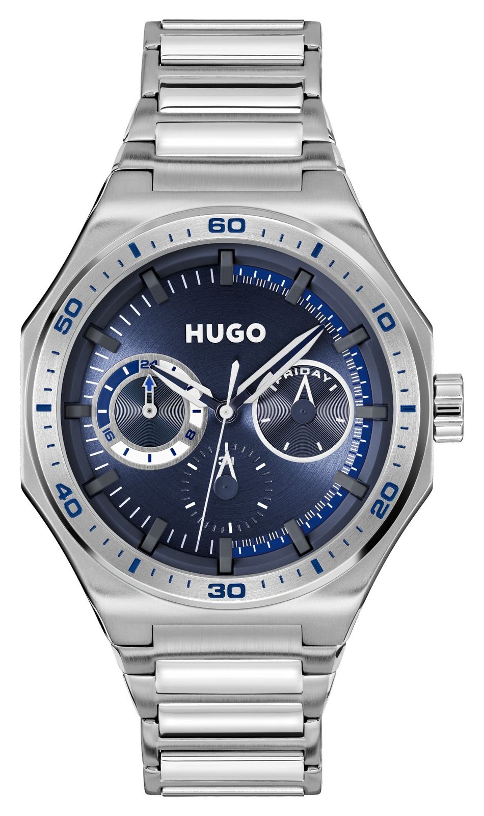 HUGO 1530400 #GRAIL SPORT Multifunction (44mm) Blue Dial / Watch