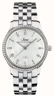 Sinn 434 TW68 WG Mother-of-pearl W Stainless Steel Bracelet 434.031