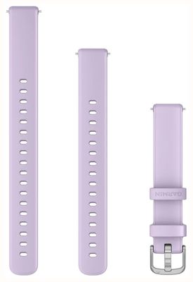 Garmin Lily® 2 Bands (14mm) Jasmine Silicone, Silver Hardware 010-13302-31