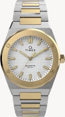 Timex Q TIMEX MARBELLA Two Tone 34mm  Stainless Steel TW2Y81900
