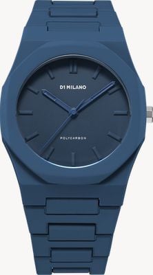 D1 Milano Polycarbon Navy Blue (40.5mm) Navy Blue Dial / Navy Blue Polycarbonate Strap PCBJ21