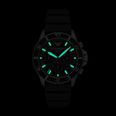 Emporio Armani Solar Chronograph (44mm) Black Dial / Black Silicone Strap AR11830 - alternate view 4