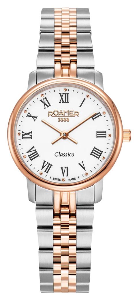 Roamer 971857 49 25 50 Classico Quartz (30mm) White Dial / Watch