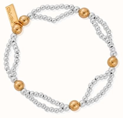 ChloBo Gold and Silver Entwined Bracelet GMBDCC