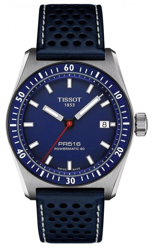 Tissot T1494071604100 PR516 Powermatic 80 (38mm) Blue Dial Watch