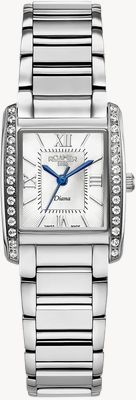 Roamer Diana Crystal Quartz (22.5mm) White Mother-of-Pearl Dial / Stainless Steel Bracelet 869847 41 20 20