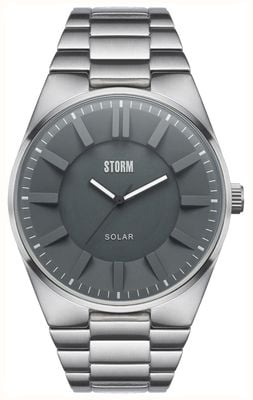 STORM SOLARON Solar (43mm) Grey Dial / Stainless Steel Bracelet 47562/GY