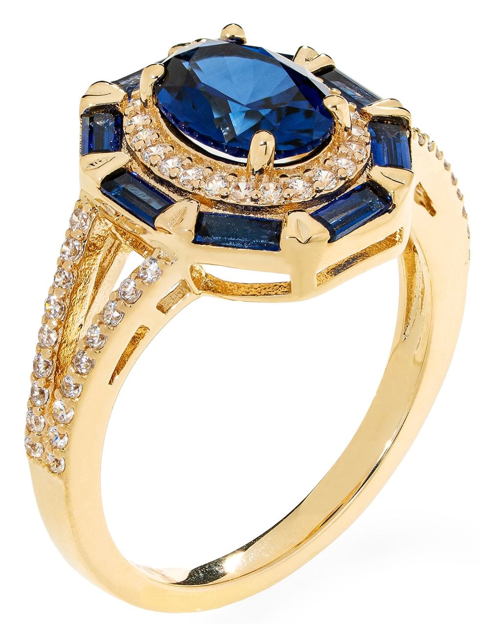 Burren Jewellery R1589 Art Deco Style With Cubic Zirconia