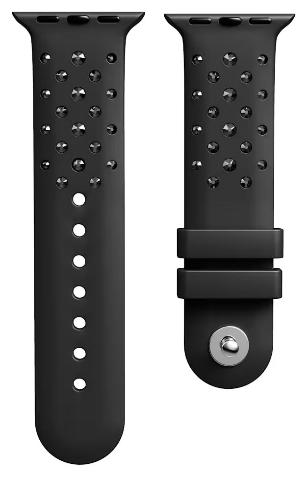 Swarovski 5755228 Watch strap, Silicone with stitching, Jewellery