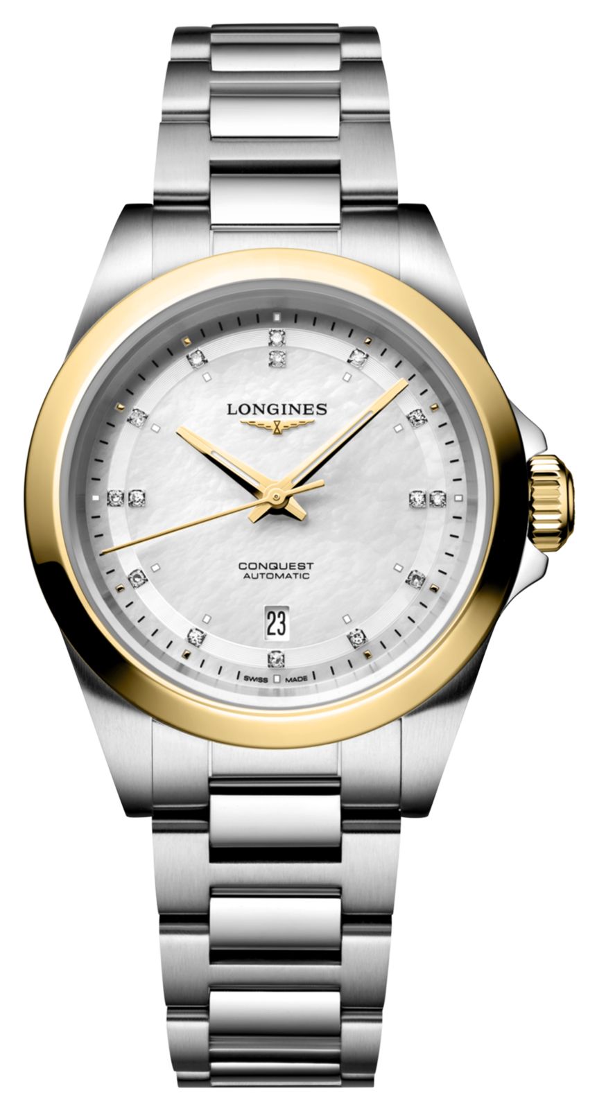 LONGINES L33205806 Conquest Diamond Automatic 18k (30mm) Watch
