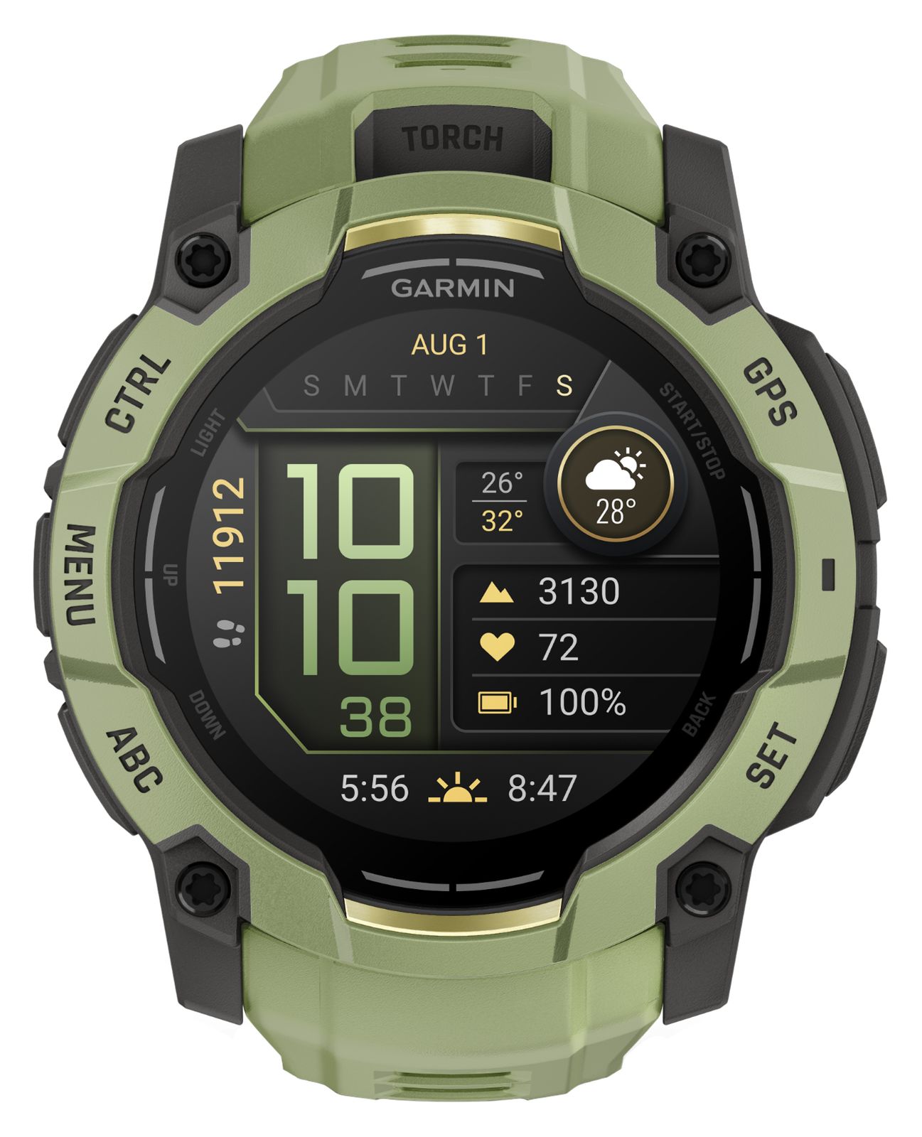 Garmin 010-03020-02 Instinct 3 – Alpine Rush Edition AMOLED Watch