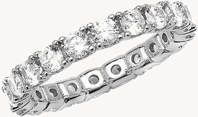 Treasure House Sterling Silver Ladies CZ Ring (Size L) G7515/L