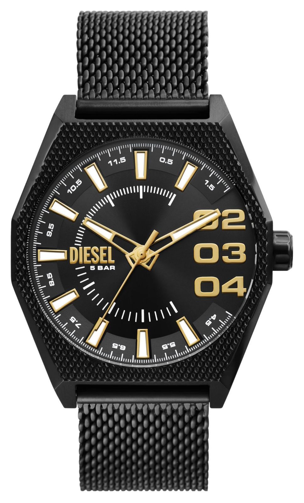 Diesel DZ2194 Men’s Scraper (43mm) Black Dial / Black Watch