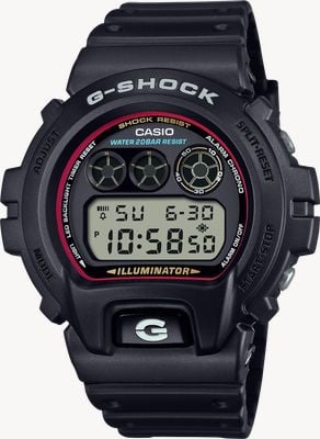 Casio G-Shock 6900 Series Illuminator (50mm) Black Dial / Black Resin Band DW-6900RL-1ER