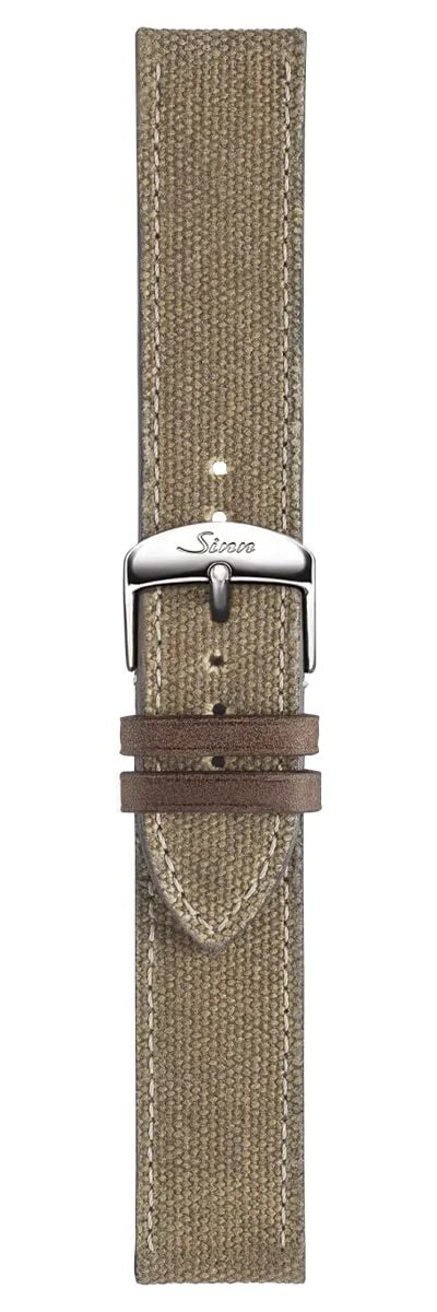 Sinn BK52205002403A Sand-Coloured Canvas Leather Strap (20mm Watch