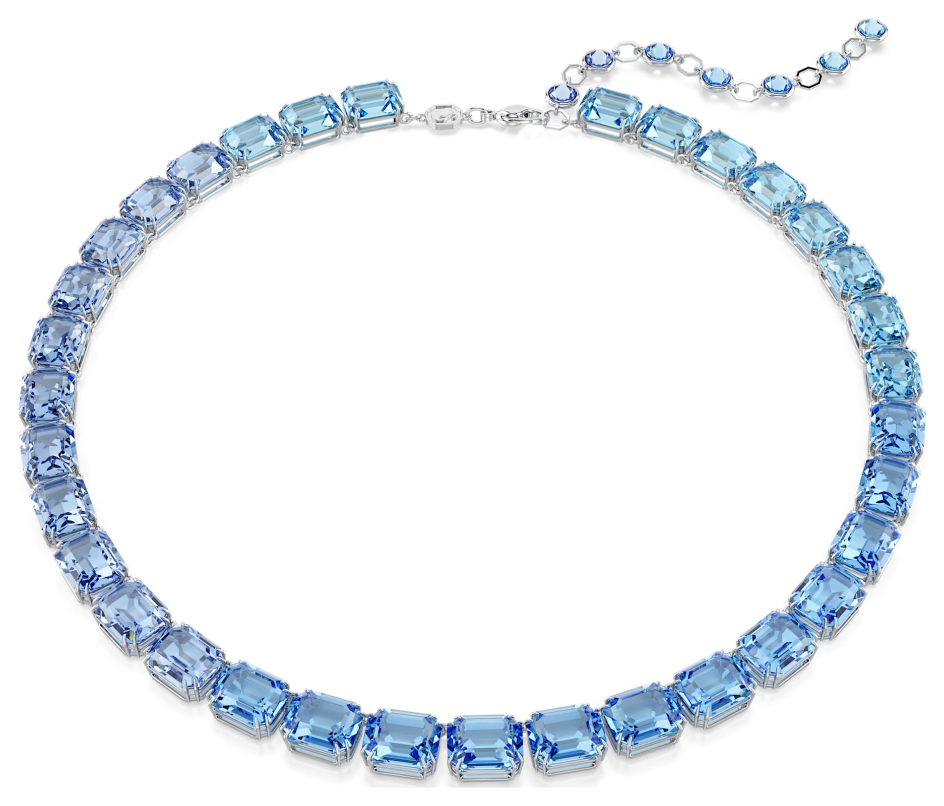 Swarovski 5694136 Millenia Necklace Octagon Cut Blue Jewellery