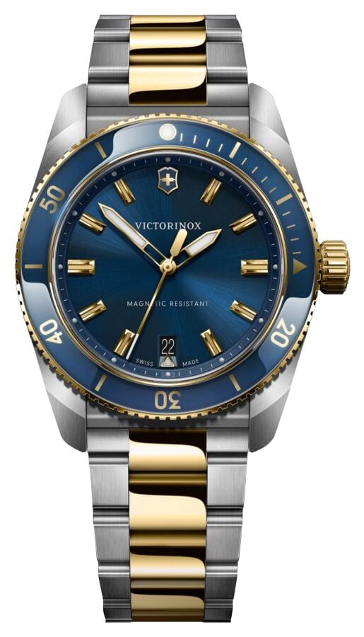 Victorinox 242100 Maverick Quartz (39mm) Blue Dial / Two- Watch