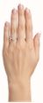 0.70ct Radiant Natural Diamond Platinum Solitaire Ring J40713 - alternate view 4