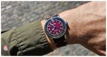 ORIS x Cervo Volante Big Crown Pointer Date Automatic (40mm) Burgundy Dial / Dark Brown Leather Strap Watch 01 754 7785 4038-SET - alternate view 6