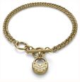 Olivia Burton Lock Heart Gold Plated Toggle Bracelet 24100632 - alternate view 2