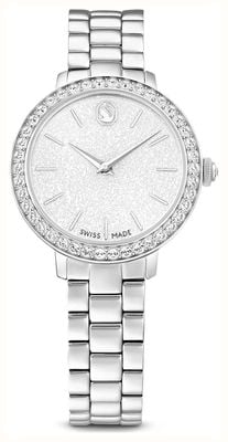 Swarovski Matrix (30mm) Silver Glitter Dial / Stainless Steel Bracelet 5706182