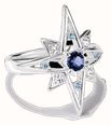 Thomas Sabo Star Ring With Blue Stones Sterling Silver TR2550-166-1-52 - alternate view 2