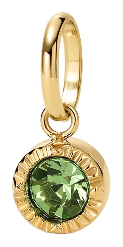 D.LOUISE CH-40-08 Mini Bezel Birthstone August/Peridot Jewellery