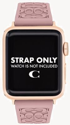 Coach Apple Watch Strap (38/40/41mm) Pink Silicone 14700040