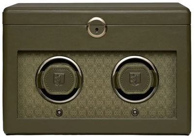 WOLF Earth Double Watch Winder Midnight Olive 190441