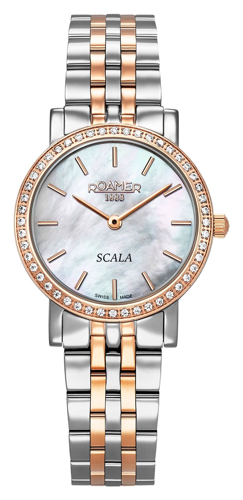 Roamer 976830 49 20 50 Scala Crystal (28mm) Mother-of-Pearl Watch
