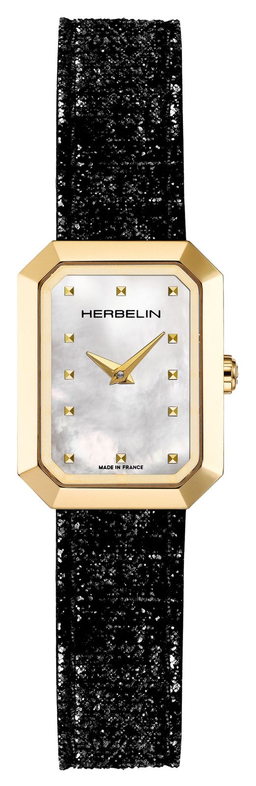 Herbelin 17446P19 Women's OctogÃ´ne (20.4mm) Mother-of-Pearl Watch