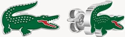Lacoste Unisex ARTHOR Collection Stud Earrings in Stainless Steel 2040230