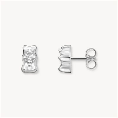 Thomas Sabo Silver Ear Studs With Haribo Goldbear H2329-001-21