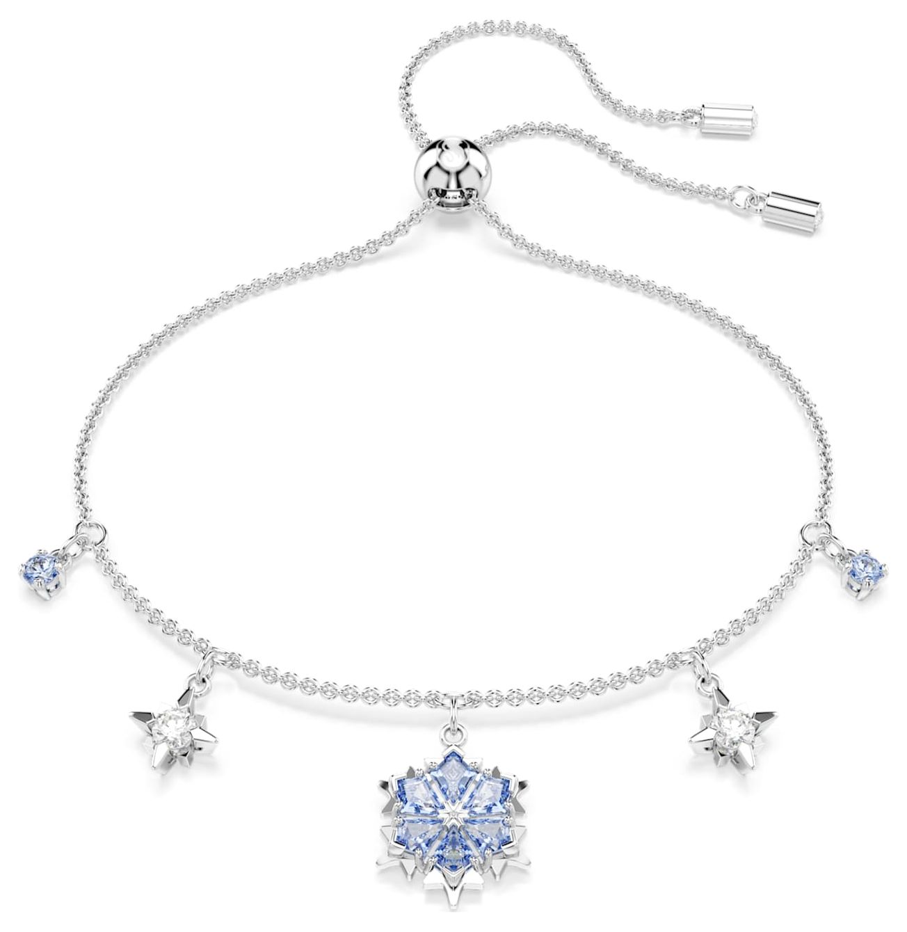 Swarovski 5734244 Magic Bracelet, Snowflake, Blue, Rhodium Jewellery