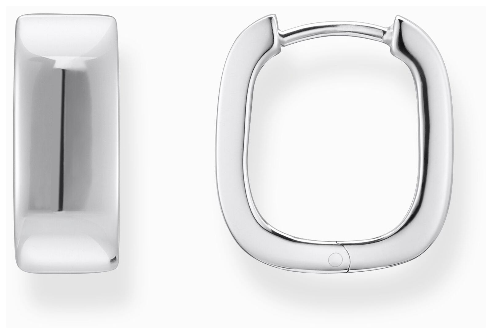 Thomas Sabo CR744-001-21 Angular Sterling Silver Hoop Jewellery