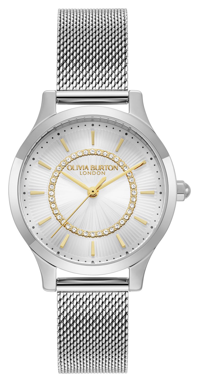 Olivia Burton 24000212 Wonderlust (30mm) Silver-White Sunray Watch