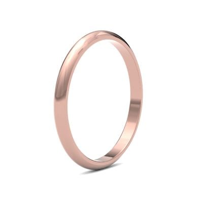 James Moore Wedding Ring  | 2mm | Medium | Size D-Shape | AG_2LMD-9R AG_2LMD-9R