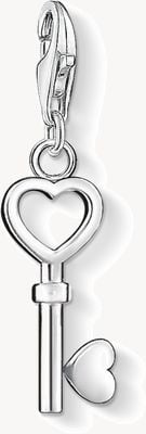 Thomas Sabo Heart Key Charm - 925 Sterling Silver 0888-001-12