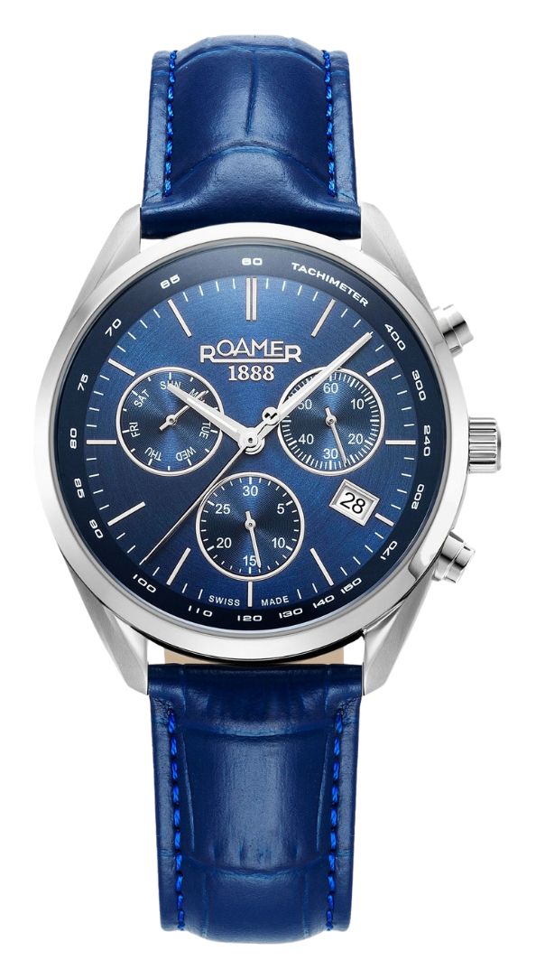 Roamer 993819 41 45 02 Men’s Pro Chrono (42mm) Blue Dial / Watch