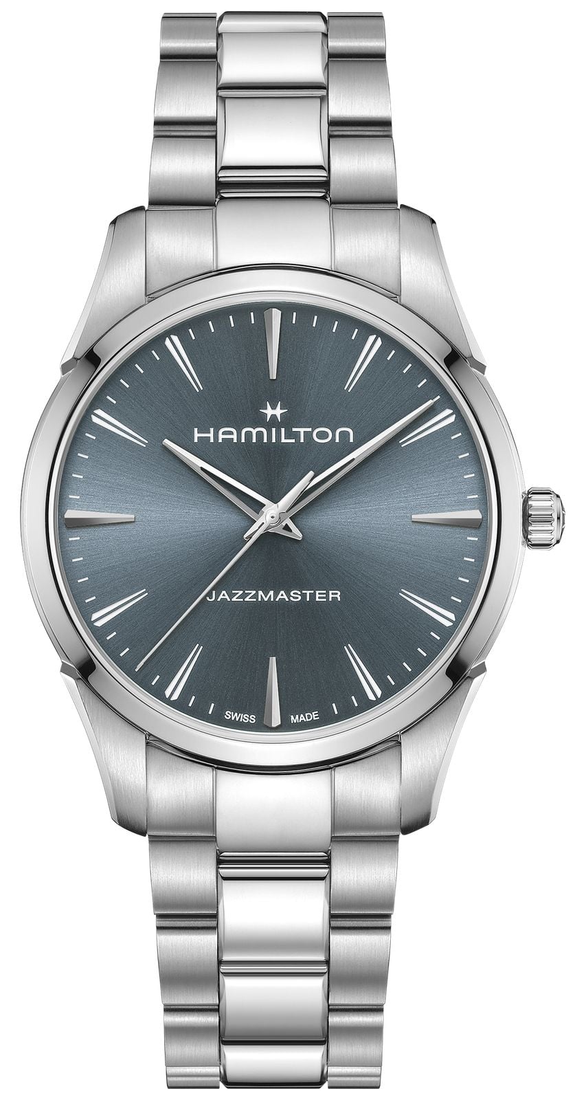 Hamilton H32461141 Jazzmaster Quartz (40mm) Blue Sunray Dial Watch