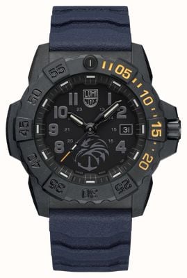 Luminox Navy SEAL Foundation The Guardian 3500 Series Limited Edition (45mm) Black Dial / Blue Rubber Strap XS.3505.NSF.N