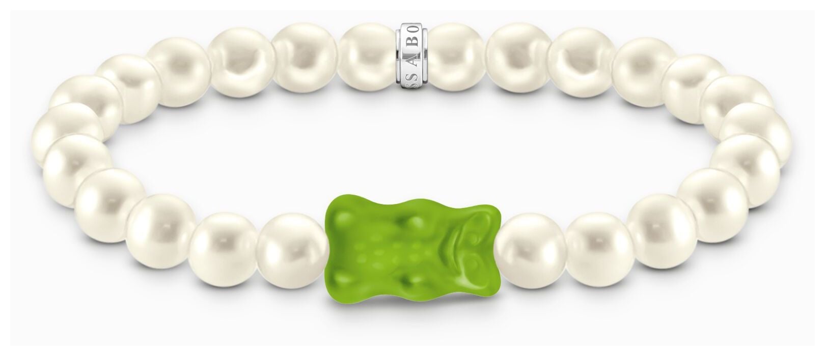 Thomas Sabo A2154-017-6-L17 x HARIBO Green Goldbear Beaded Jewellery