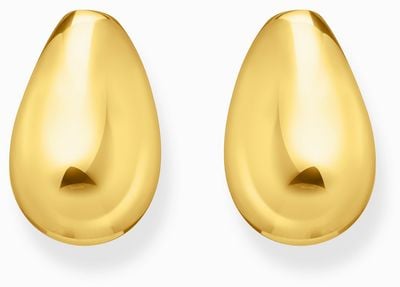 Thomas Sabo Drop Shape Stud Earrings Gold-Plated Sterling Silver H2308-413-39