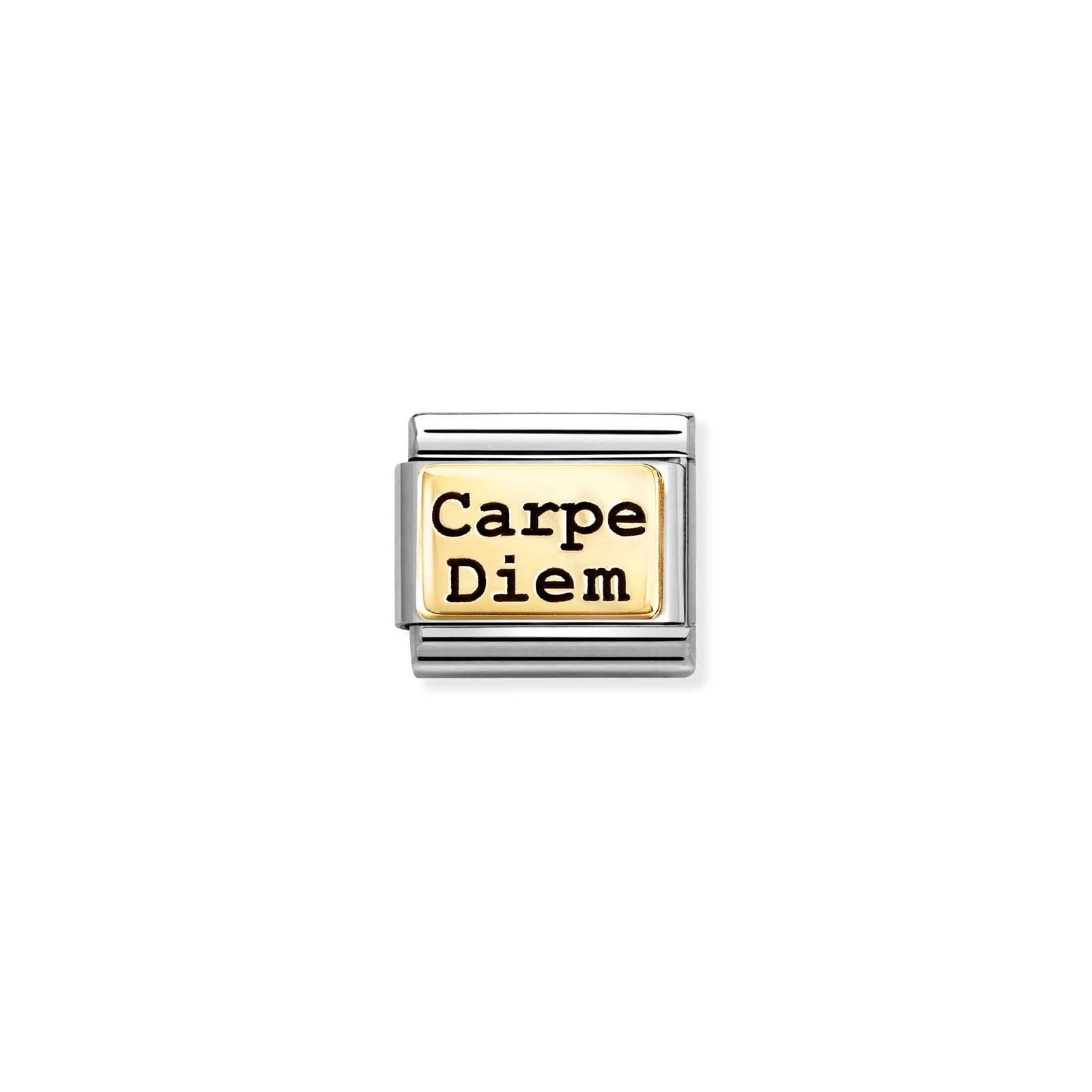 Nomination 030166/73 Classic Carpe Diem 18ct Gold Charm Jewellery