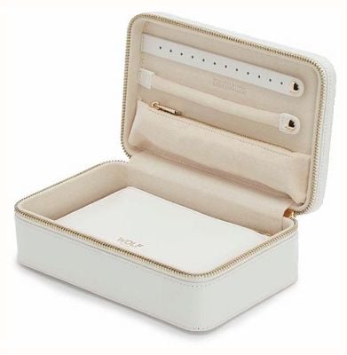 WOLF Maria White Medium Zip Case 766353
