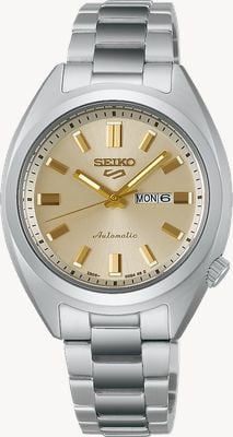 Seiko 5 Sports ‘Hebitama’ SNXS Automatic (32mm) 'Double Cream' Dial / Stainless Steel Bracelet SRE023K1