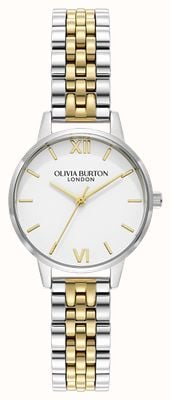 Olivia Burton | Women's | Midi Dial | Two-Tone Bracelet | White Dial | OB16MDW34 24000170
